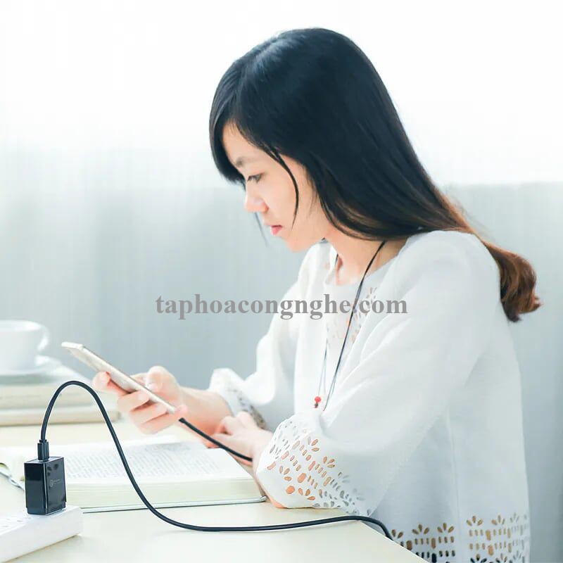 Ugreen 20881 0.5M màu đen Cáp dữ liệu USB 3.0 sang Type-C truyền dữ liệu từ máy tính ra điện thoại dài US184 30020881